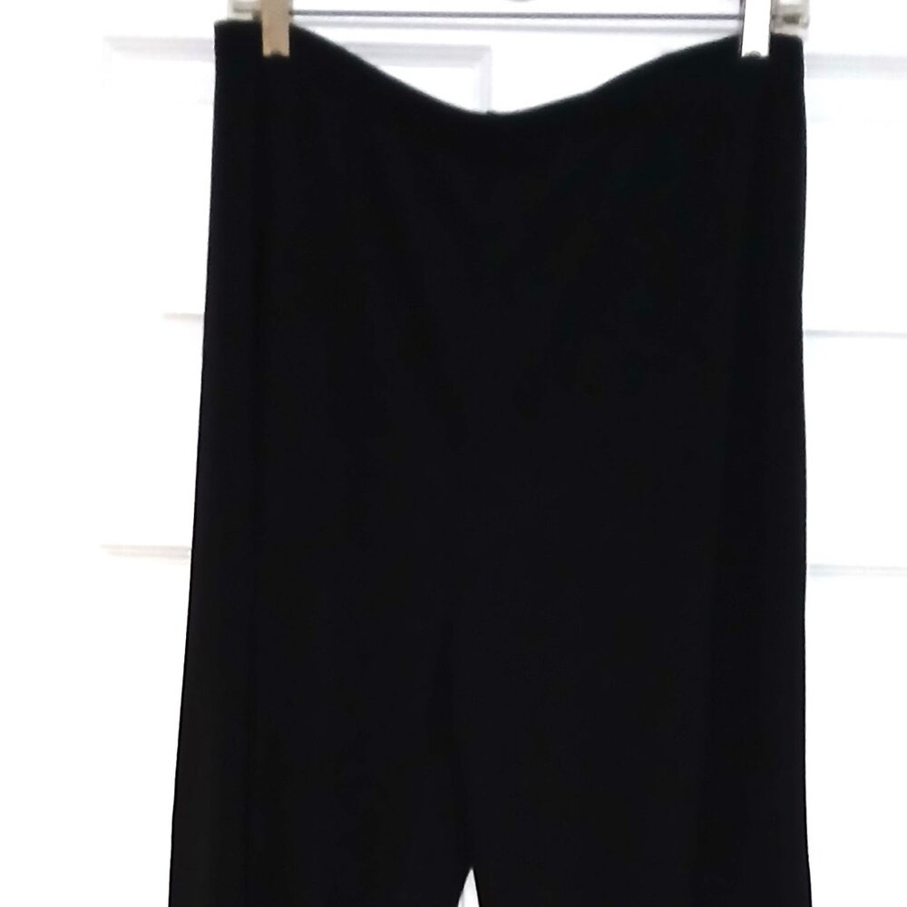Carole Little Black Pants, Size XL for Woman, wide leg, Elastic Waist